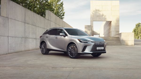 A Lexus RX in a car park