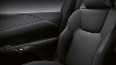 Lexus LX driving on a road 