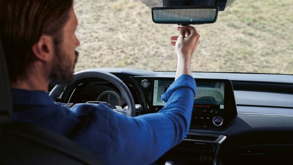 A Lexus RZ Takumi cockpit