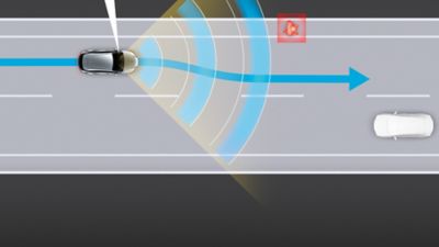 Lexus LX driving on a road 