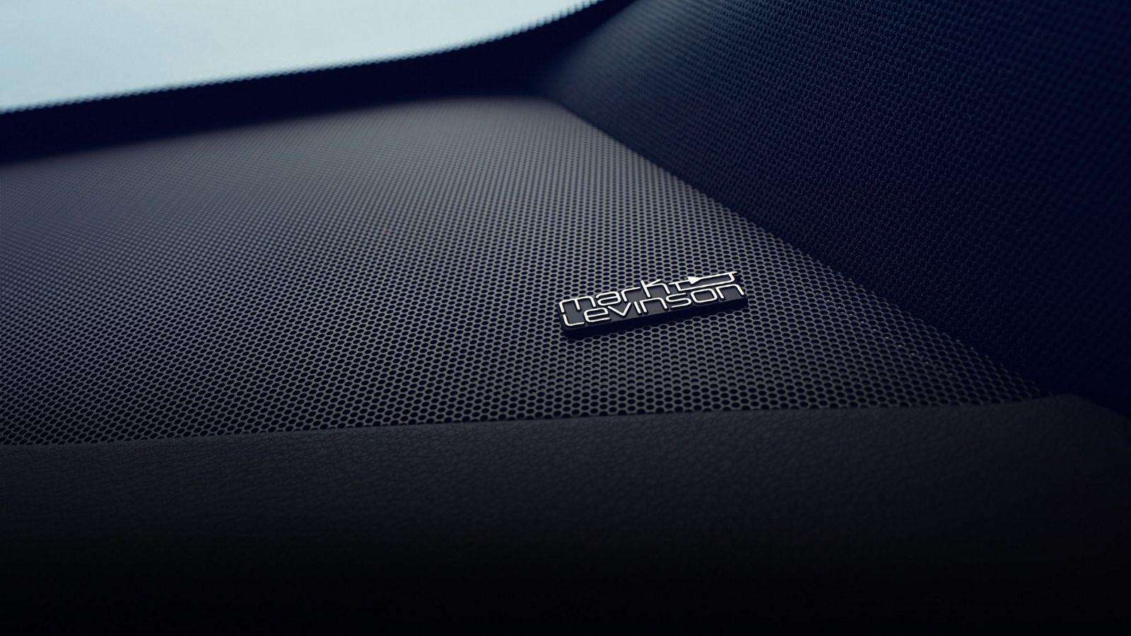  Close up of Lexus RZ sound system