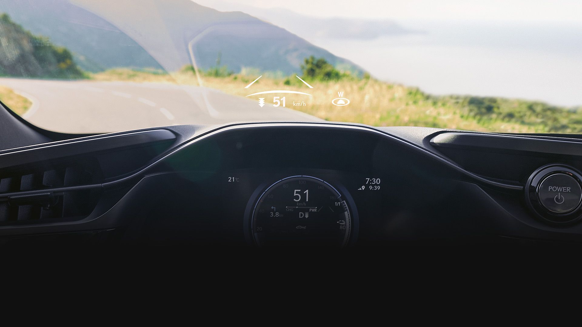 Lexus RZ 450e front interior