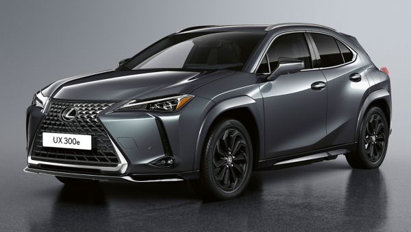 A grey Lexus UX 300e