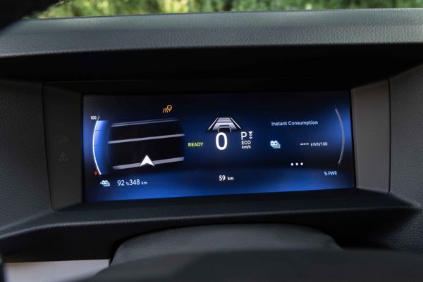 The digital driver’s display 