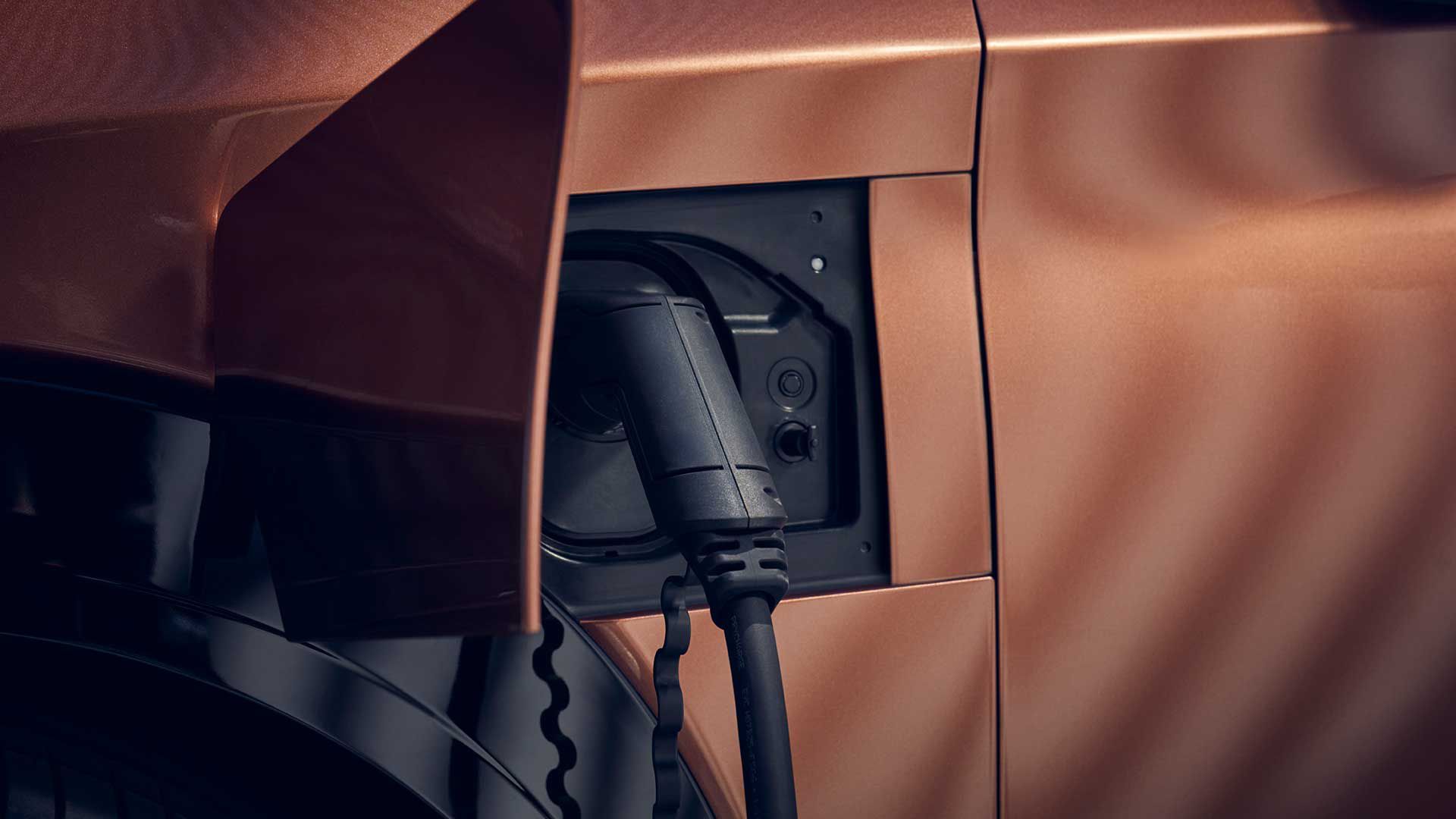 Lexus RZ charging cable and socket