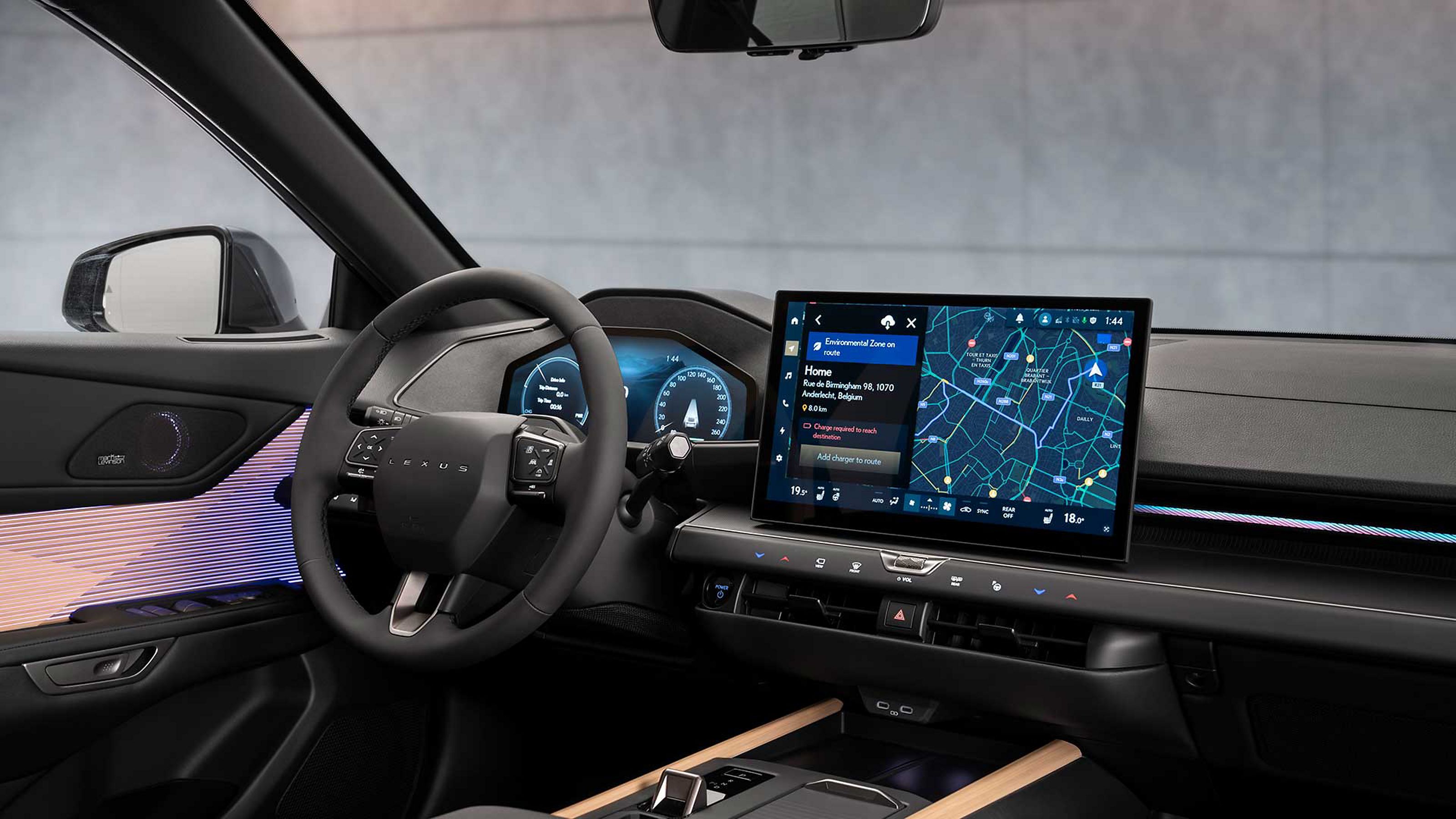 The all-new Lexus ES's drivers cockpit