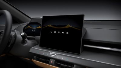 A mobile phone demonstrating the Lexus app.