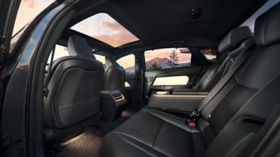 A mobile phone demonstrating the Lexus app.