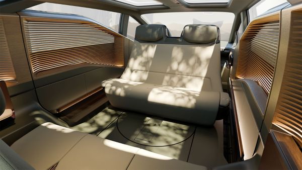 The interior of the LS Concept car