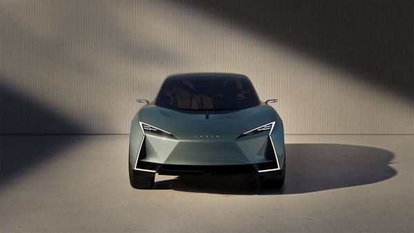 Front view of the LS Concept car