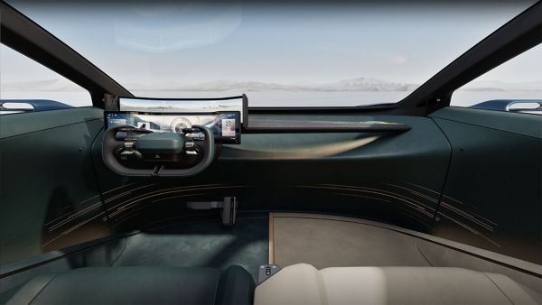 The LS Concept Car cockpit
