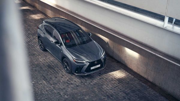 Raised view of a Lexus NX 
