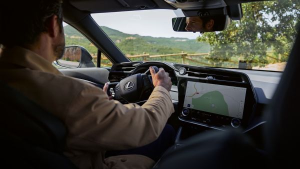 L'habitacle d'une Lexus