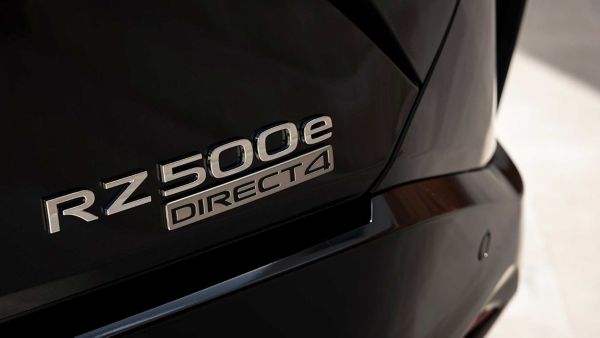 All-new Lexus RZ 500e exterior detailing close-up
