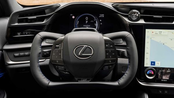 An all-new Lexus RZ steer-by-wire system