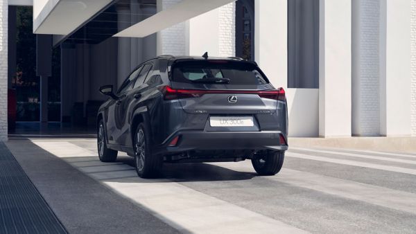 The rear of a Lexus UX