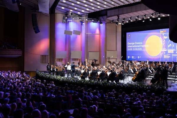 Vizual cu instrumentisti la repetitiile spectacolului
