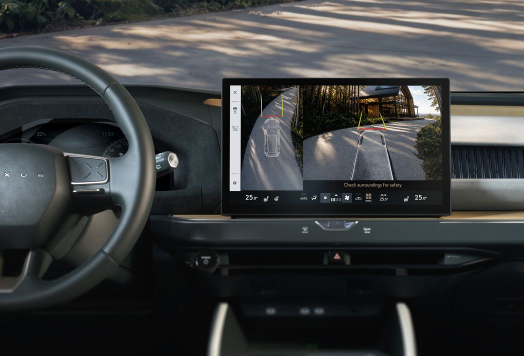 Función de vista panorámica del Lexus TZ