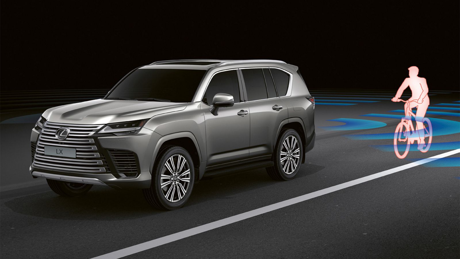 Lexus Pre-Collision System graphic