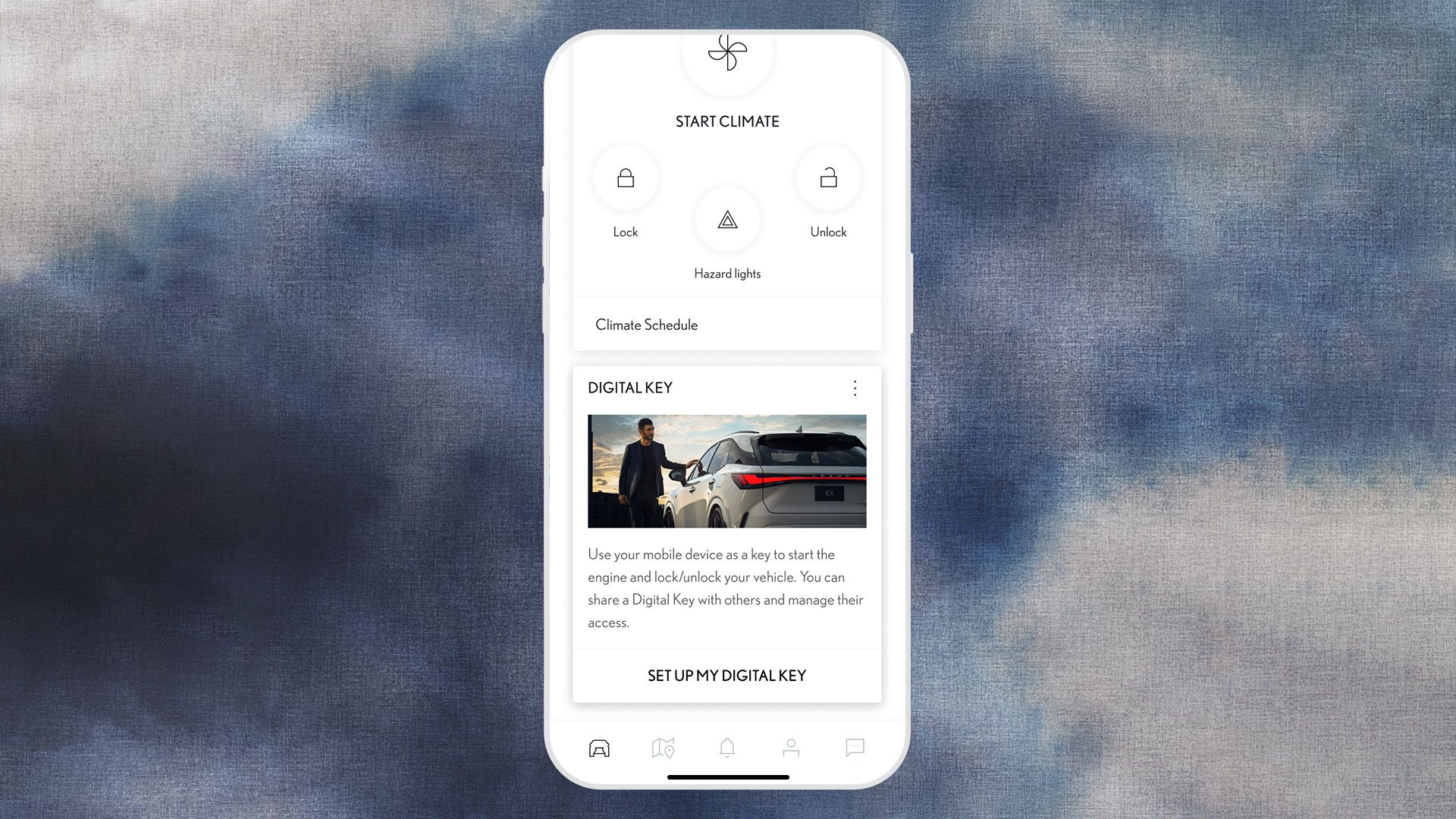 Smart Digital Key+ kopplar åtkomsten till din bil via antingen Apple Wallet eller Google Wallet samt ett NFC-reservkort. Du kan även på distans dela full kontroll över din bil med upp till sex ytterligare personer.