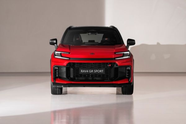 vehicle front view rav4 gr