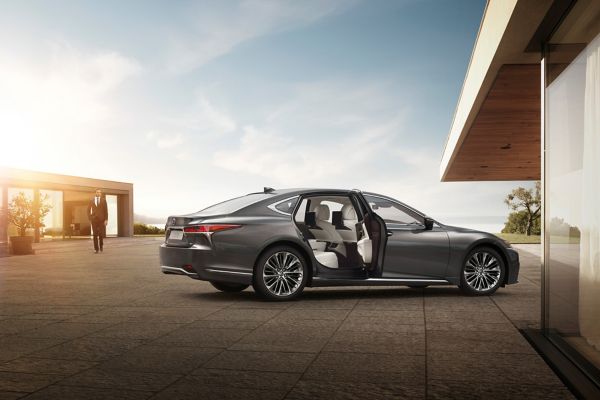 lexus, ls 500h, exterieur, zijkant