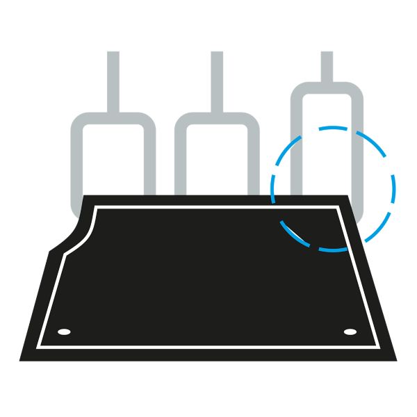 Lexus floor mat safety icon