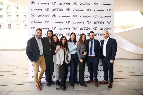 Toyota Cyprus team at Toyota C-HR Press Event