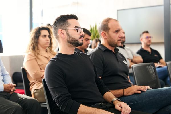 Toyota Cyprus employees attending a training