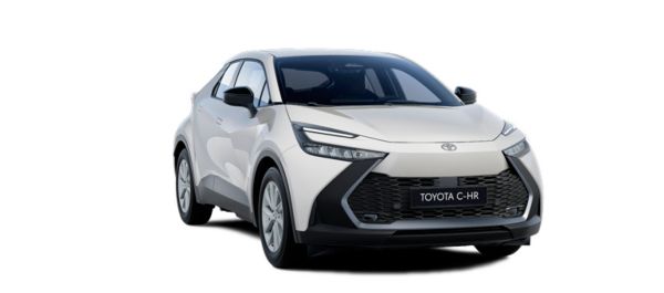Vooraanzicht van een rode Aygo X