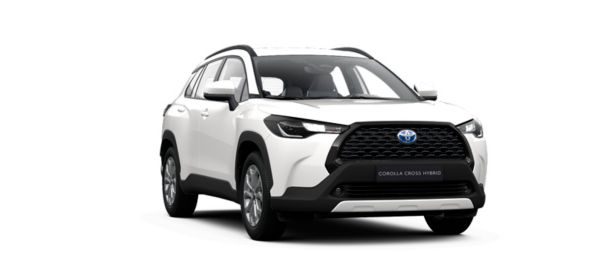 Vooraanzicht van een Corolla Cross