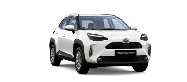 Vooraanzicht van een Yaris Cross