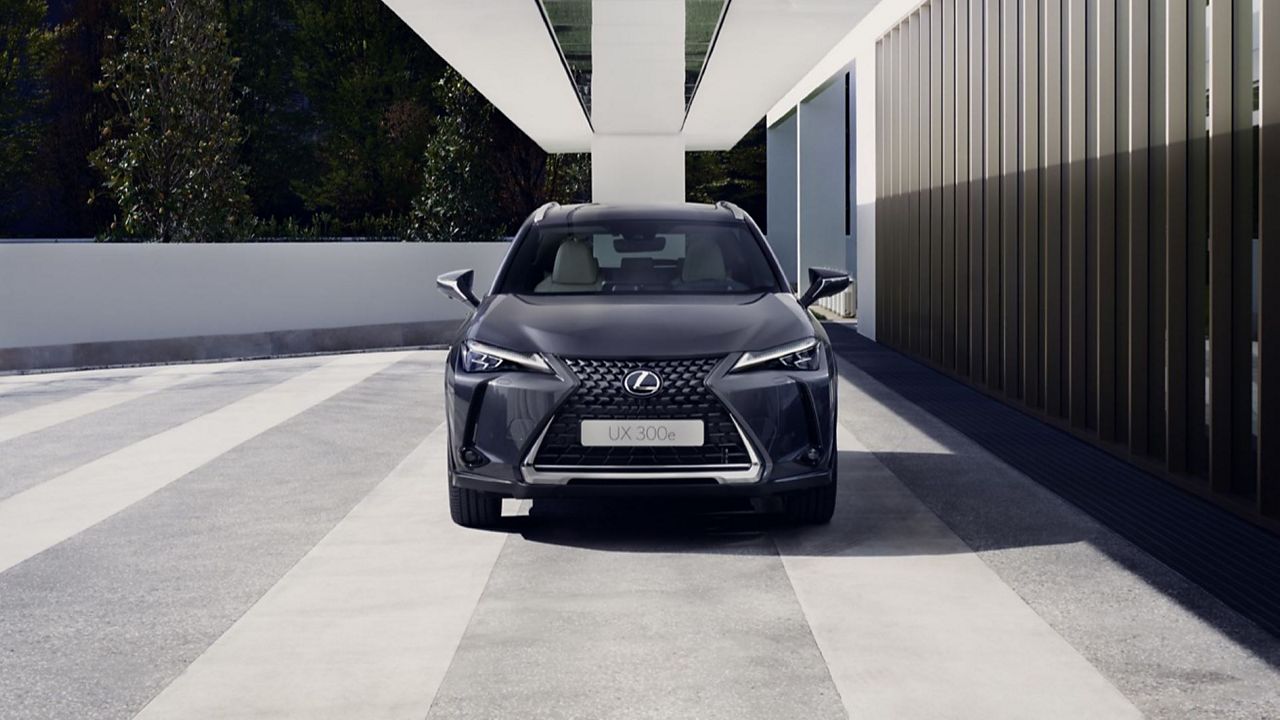 Lexus UX parked 