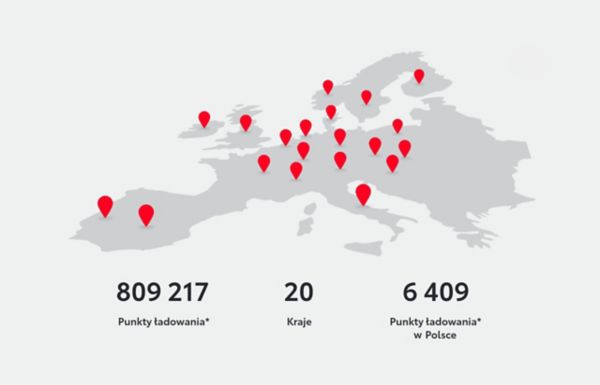 Mapa punktów ładownia