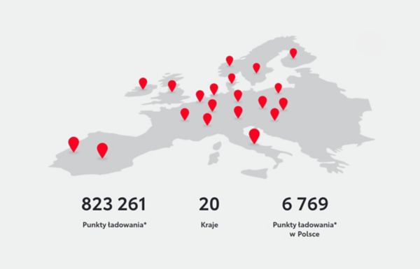 Mapa punktów ładownia