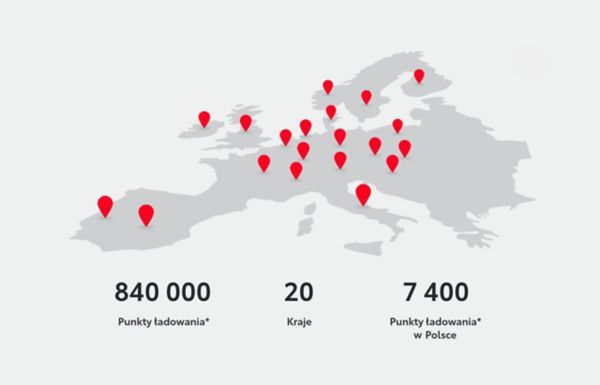 Mapa punktów ładownia