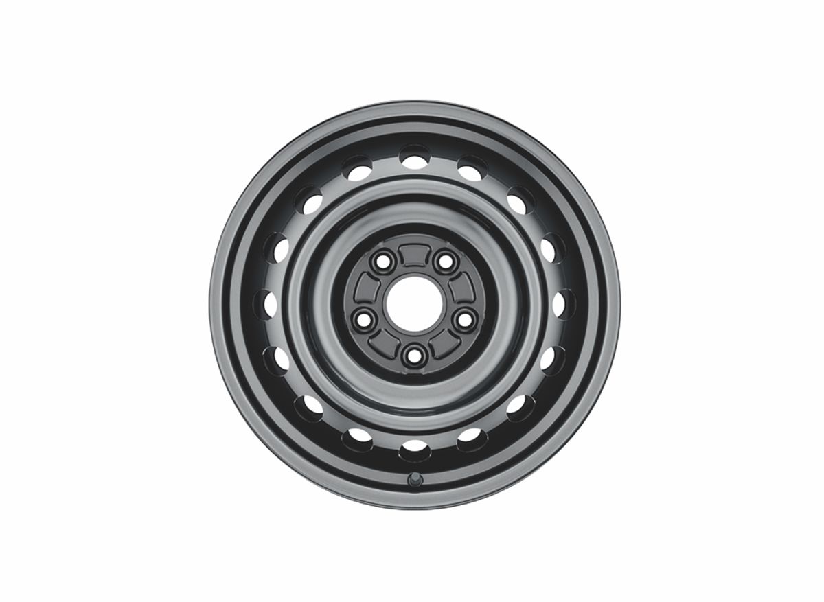 Stříbrné lité kolo automobilu