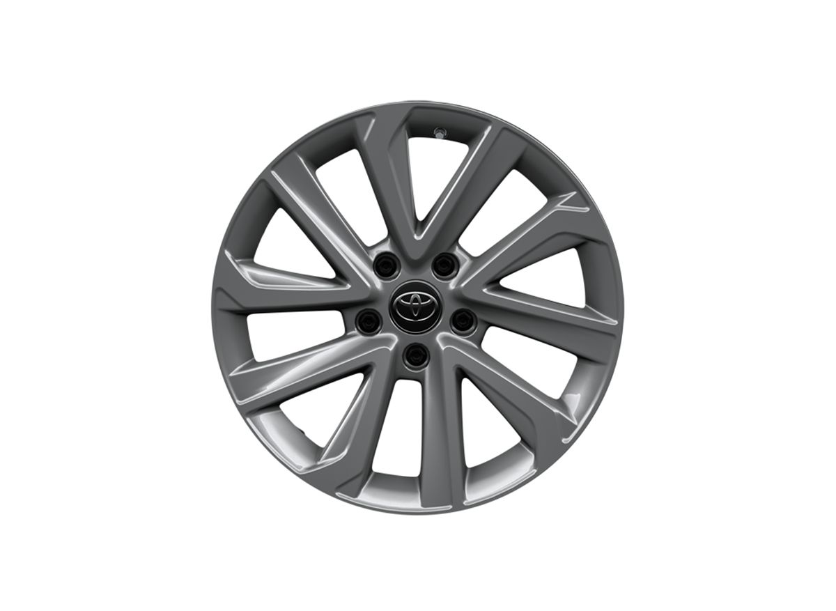 Černý litý disk kola