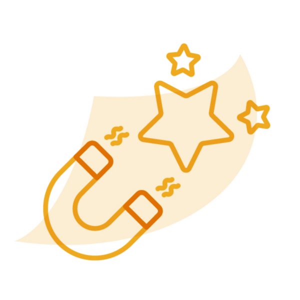 Toyota magnet to star graphic