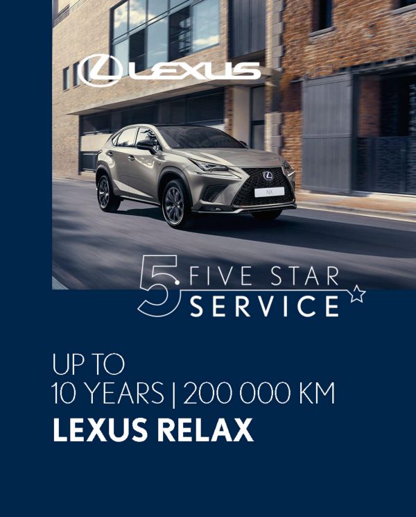 LEXUS 6 YEARS | 200 000 km WARRANTY