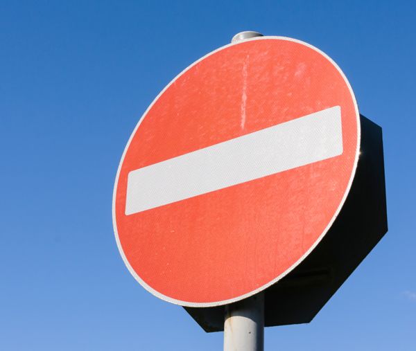 No entry sign