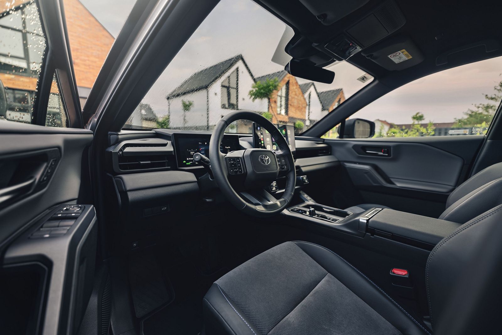 Child reading in spacious rear of RAV4
