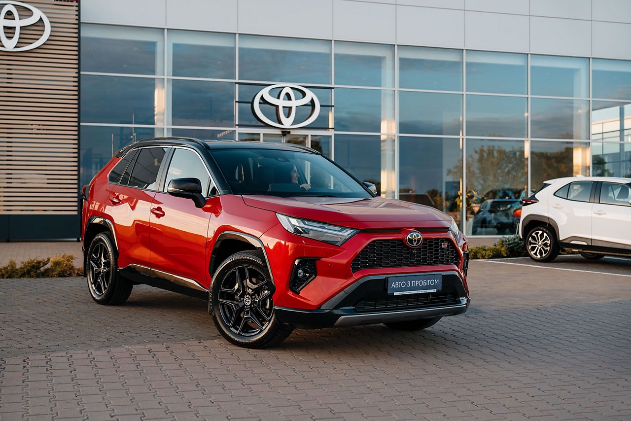 rav4 gr sport front view red color