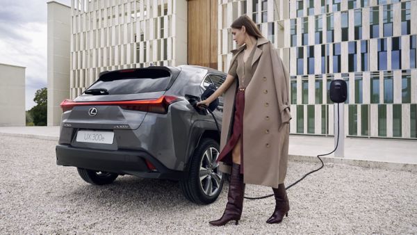 Lexus UX parked 