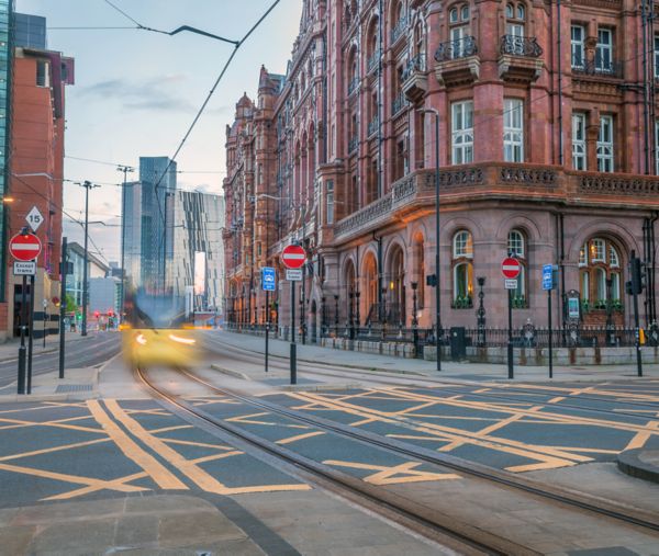 Yellow box junction street