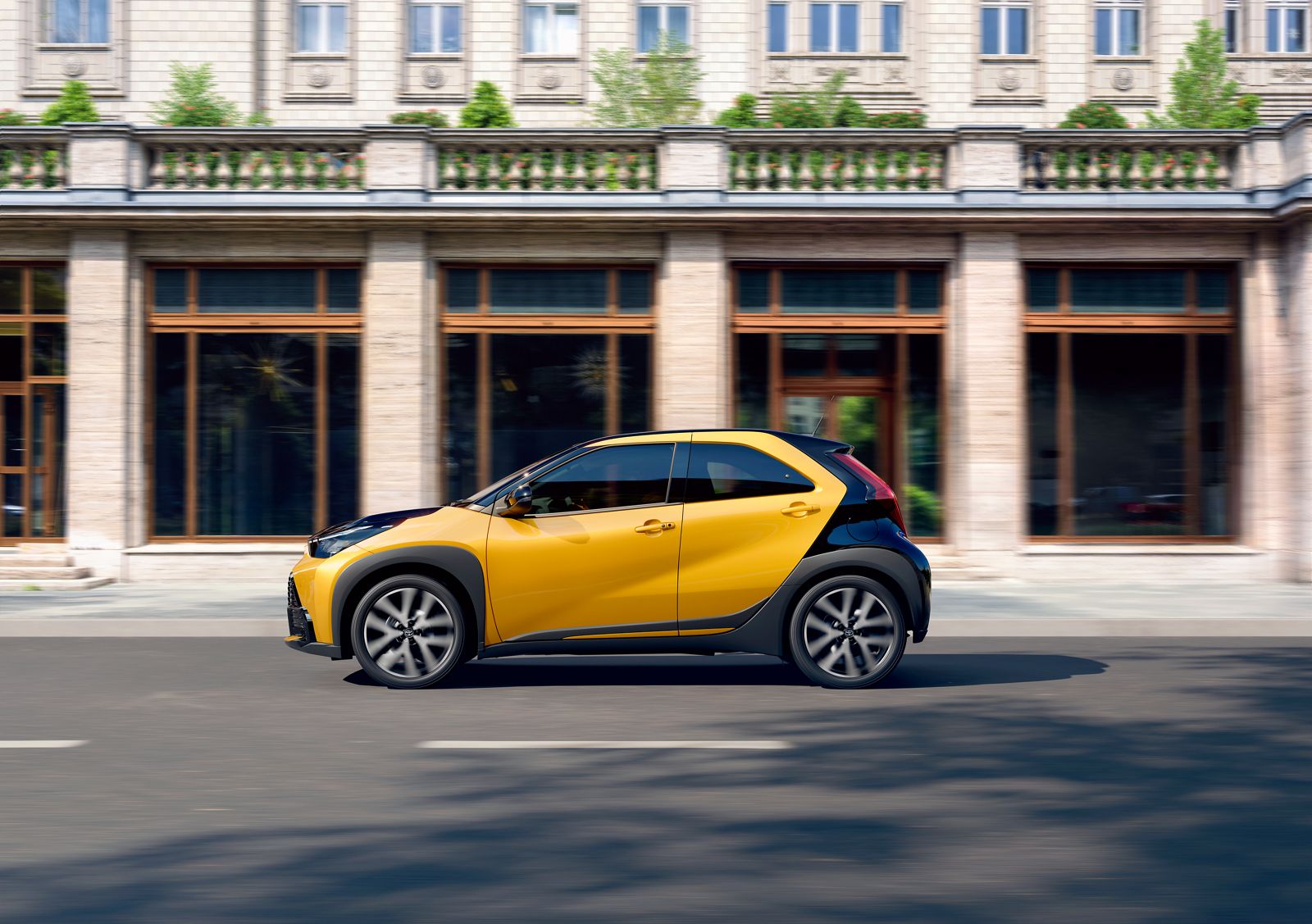 Aygo X GR SPORT in the city