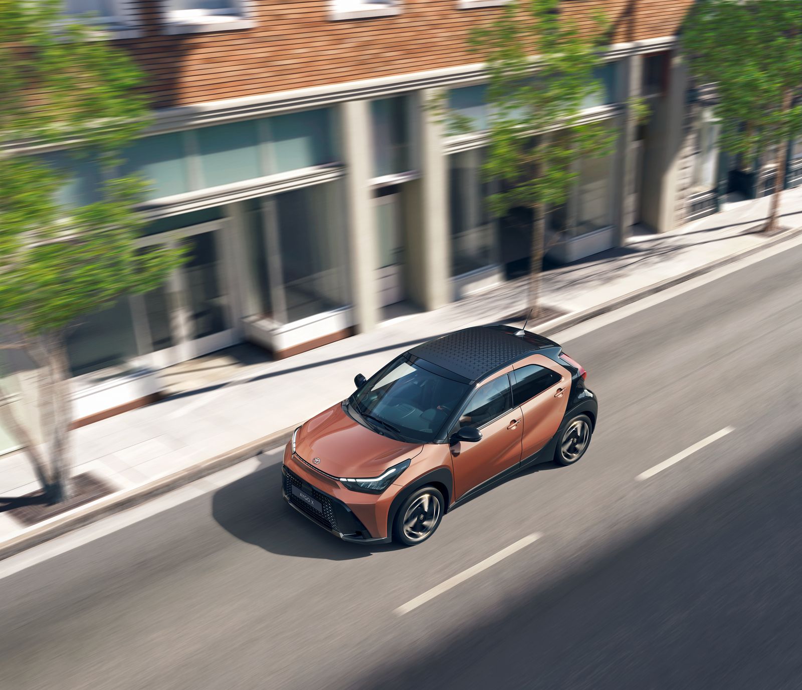 Aygo X ruland prin oras