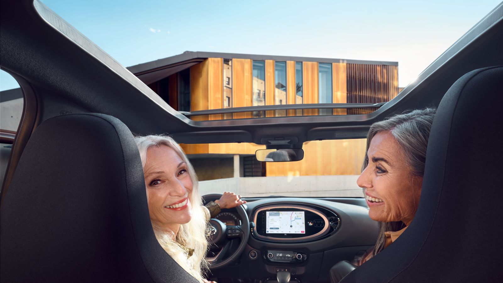 Aygo X is designed with a wealth of human touches built to prompt easy interaction between driver and passengers.