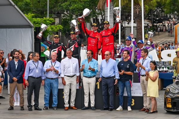 Alexandre Camacho e Carlos Magalhaes GR Yaris Rally2 - Podio completo Rali Vinho Madeira 2024