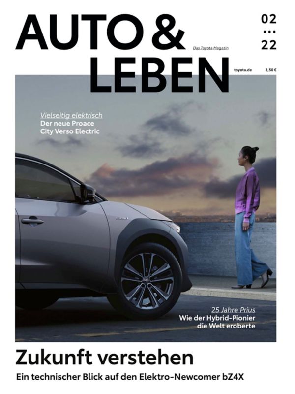 Auto & Leben Magazin Cover - Aufschrift "Zukunft verstehen"